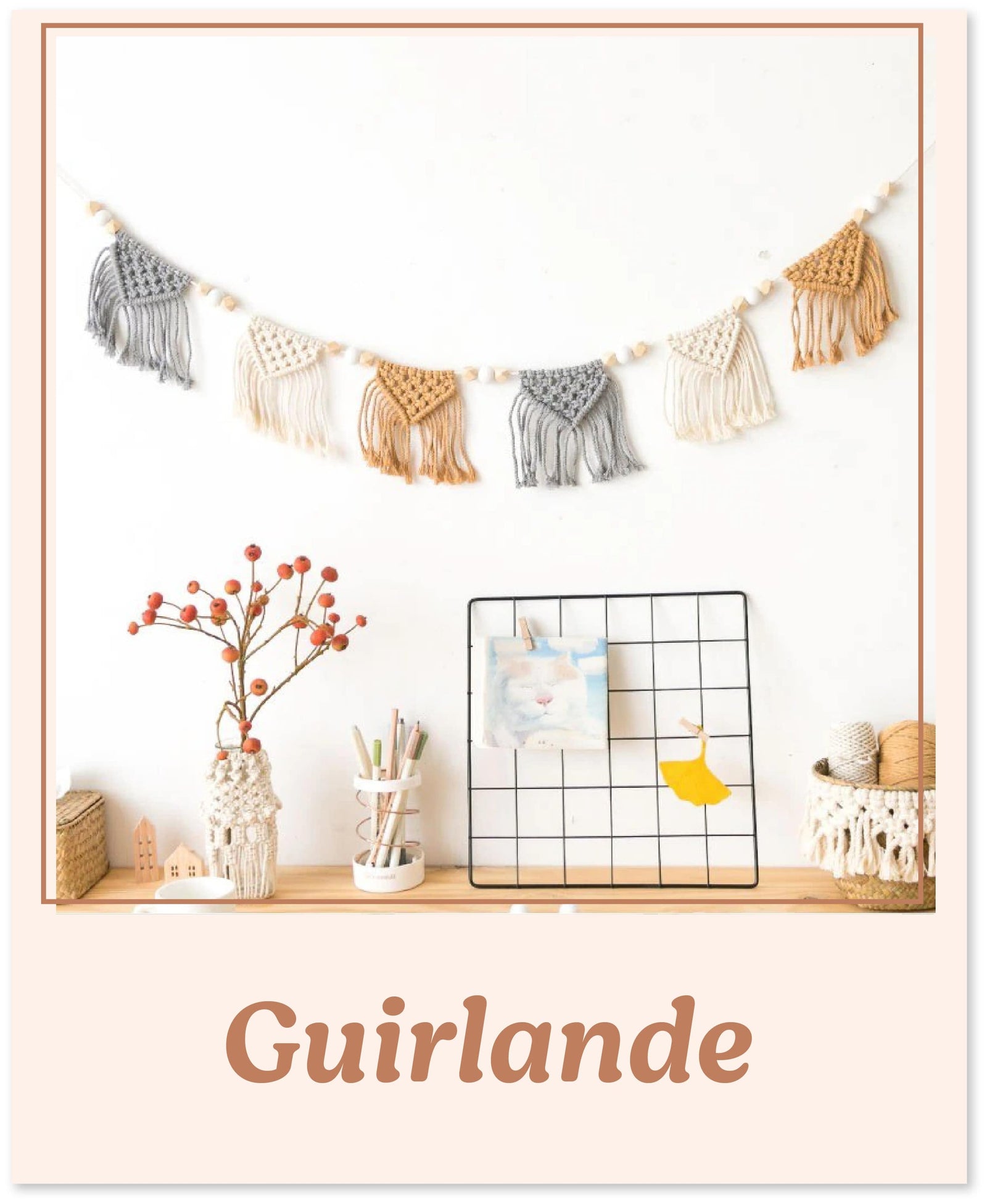 Guirlande macramé