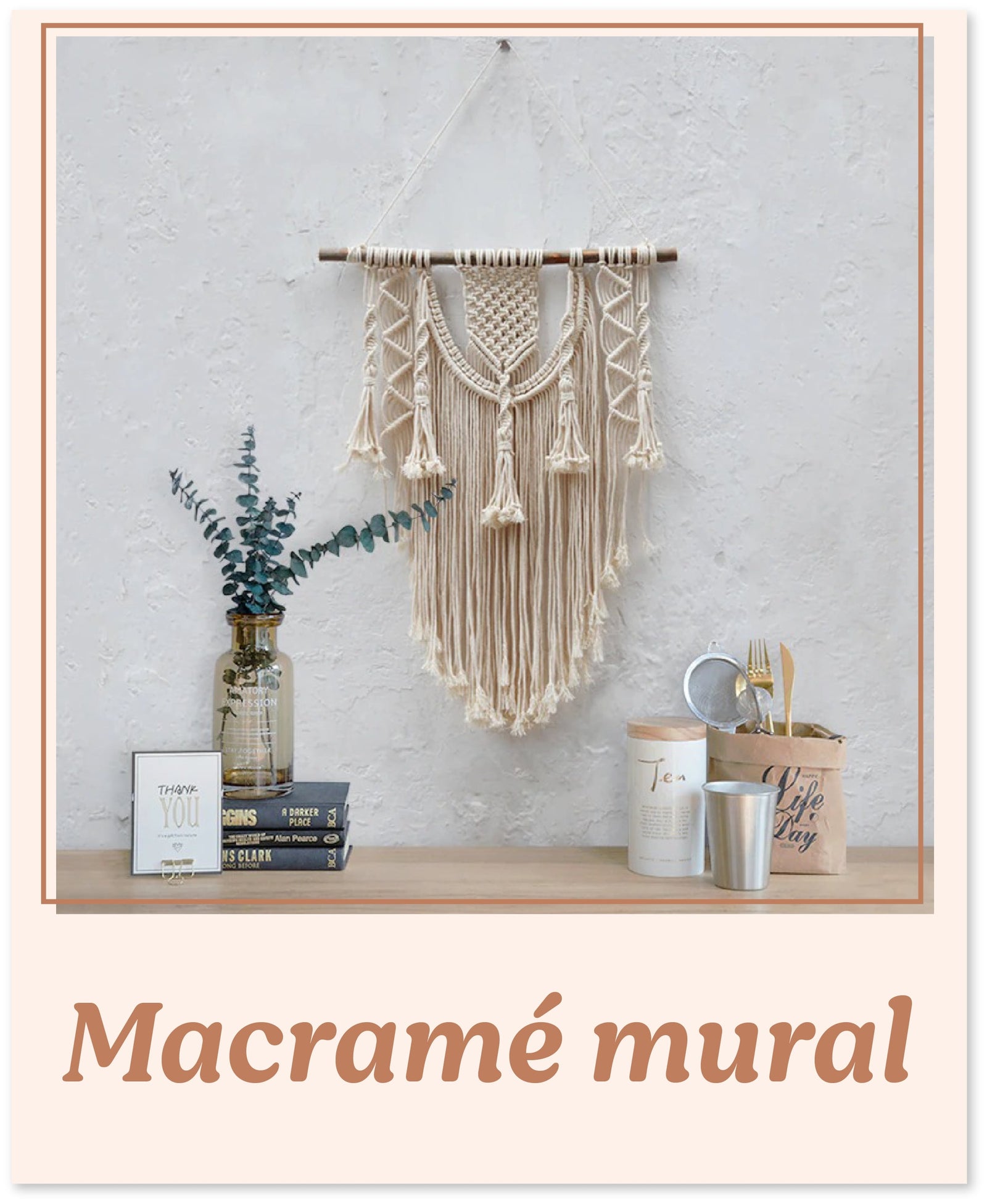 Macramé mural
