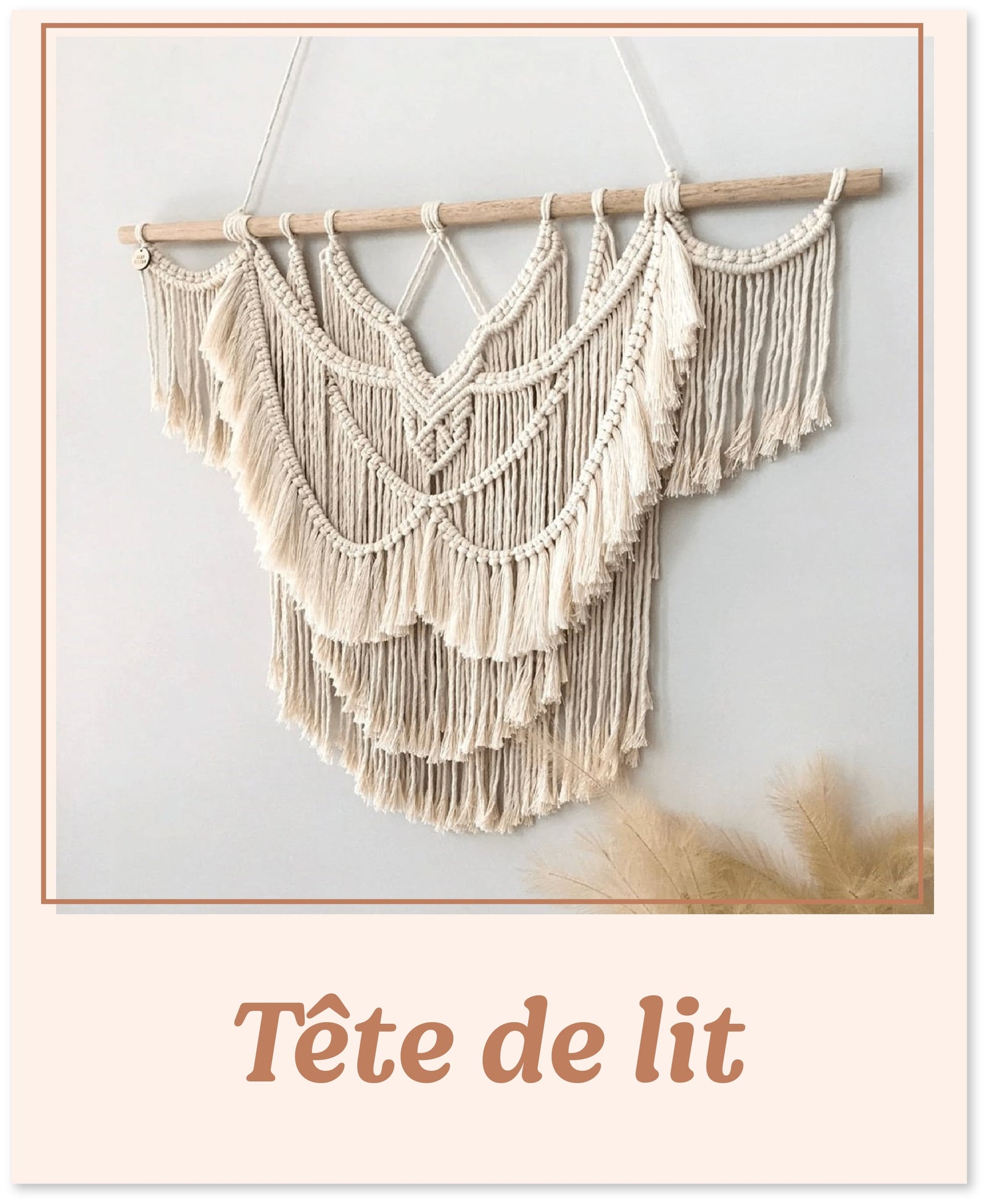 Tête de lit macramé