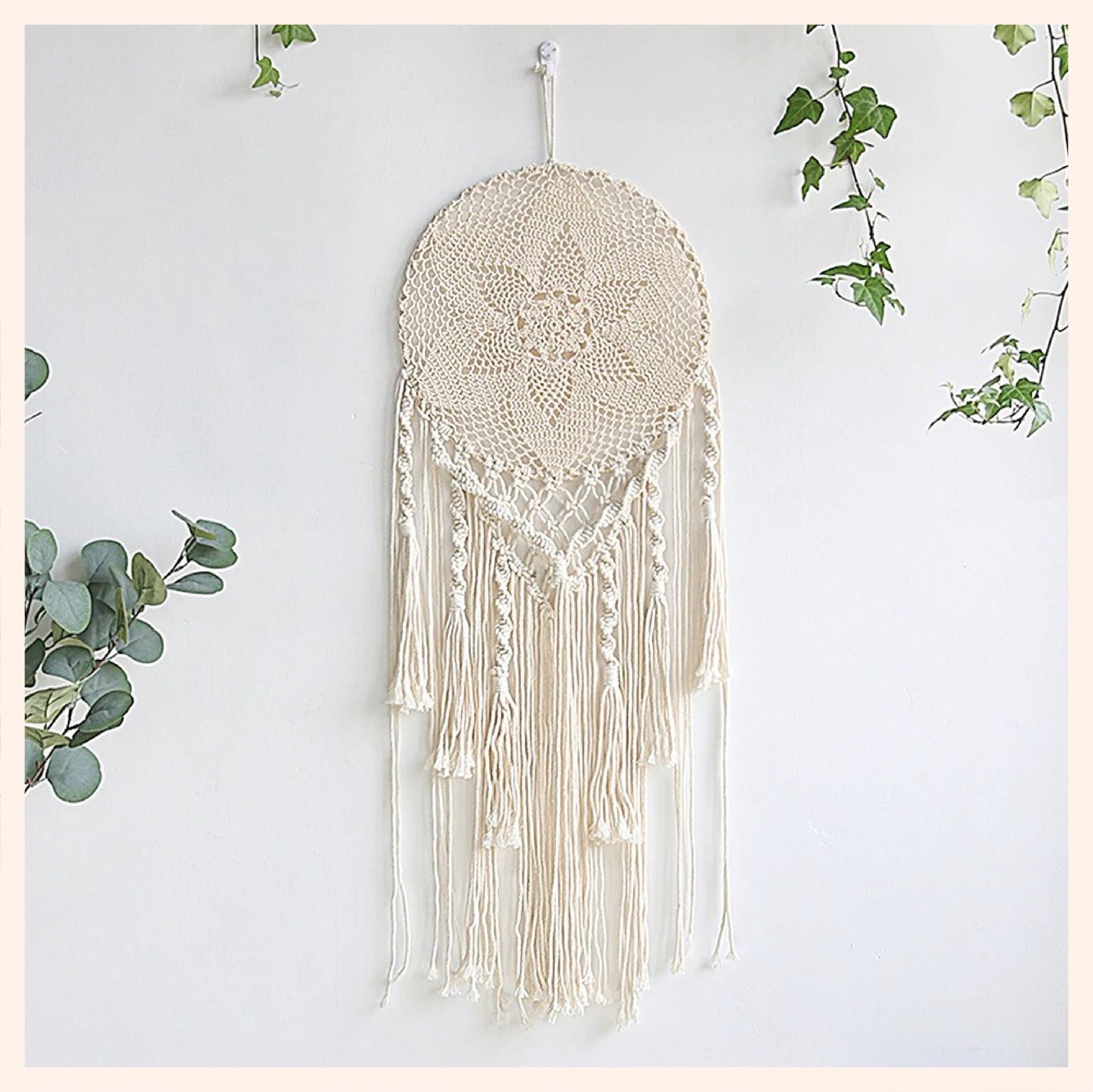 Attrape rêve macramé