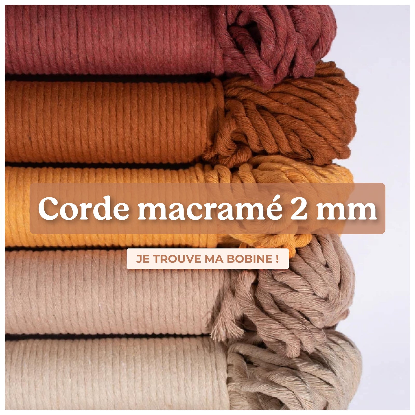 Corde macramé 2 mm