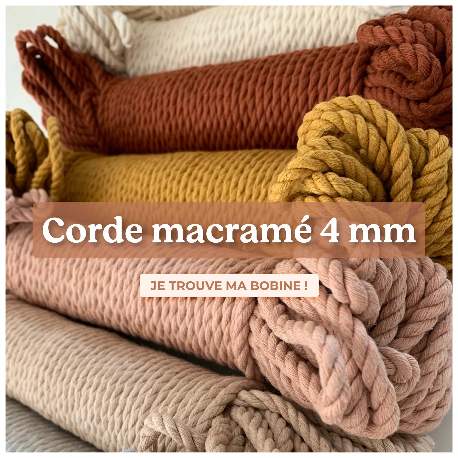 Corde macramé 4 mm