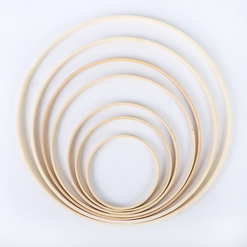 30 Anneaux En Plastique Pour Macramé DIY - Cercles Résistants Pour Décoration Suspendue, Couronnes, Attrape-Rêves - 11