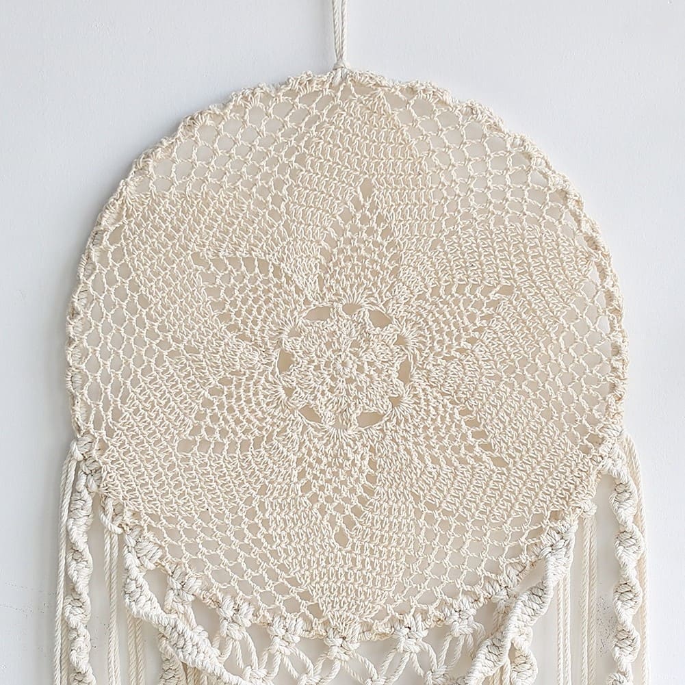 Attrape rêve mariage bohème en macramé