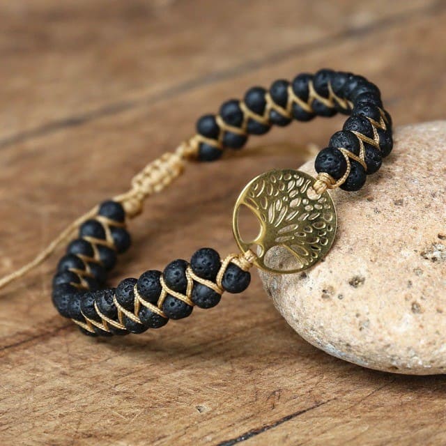 Bracelet arbre de vie macramé