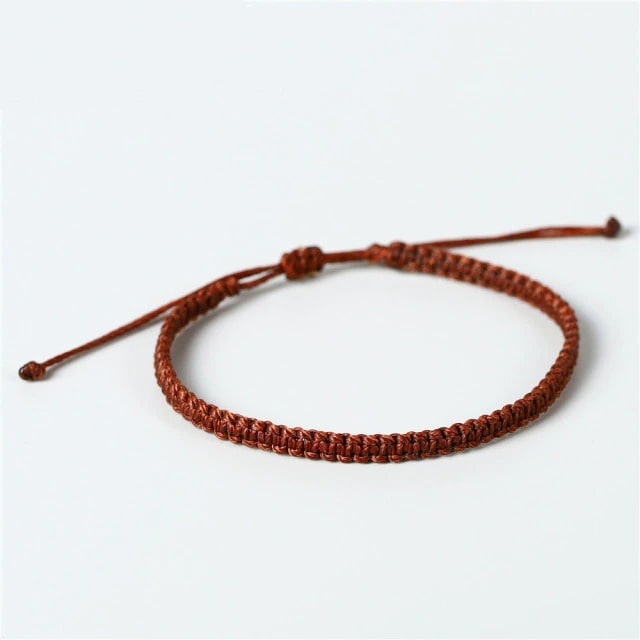 Bracelet macramé couleur marron