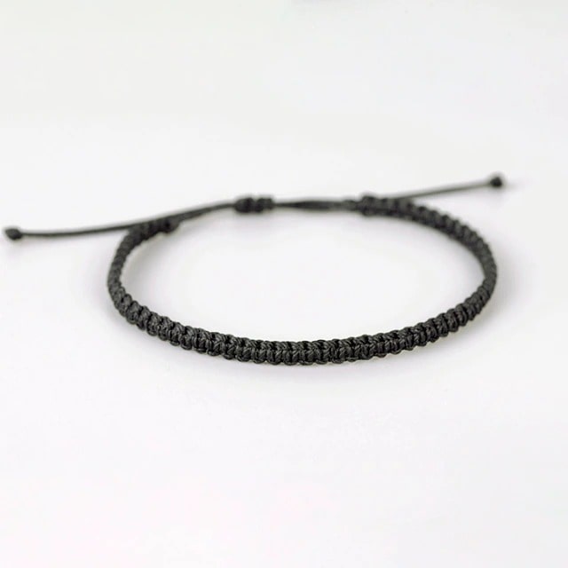 Bracelet macramé couleur noir