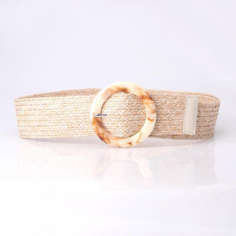 ceinture bohème osier beige