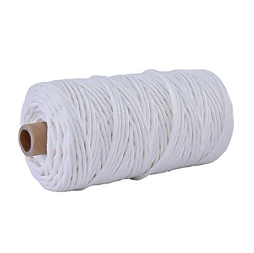 Corde macramé blanc 3 mm