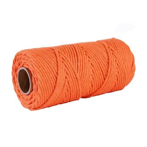Corde macramé orange 3 mm