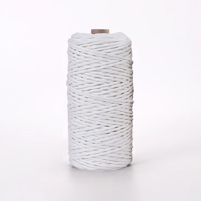Corde macramé blanc 4mm