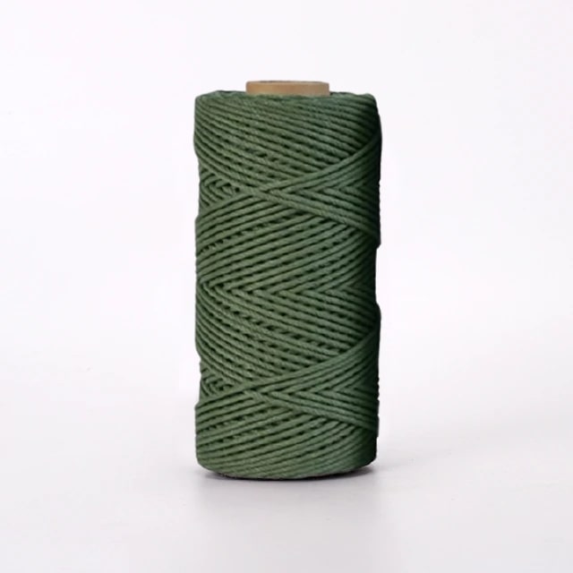 Corde tressée 5mm coton recyclé - 100m / La Tortue Fait Maison - Macramé :  tutoriels, ateliers, kits et fournitures