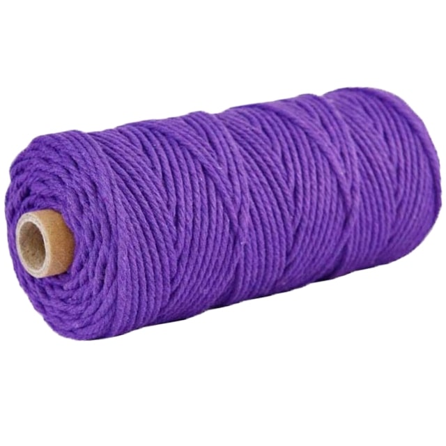 Corde macramé 2 mm violet