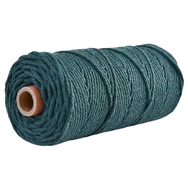 Corde macramé vert forêt 3 mm