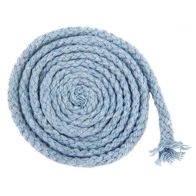 Corde coton 5mm bleu marine - couture, macramé, bijoux - au mètre - Cordon  tressé - Creavea