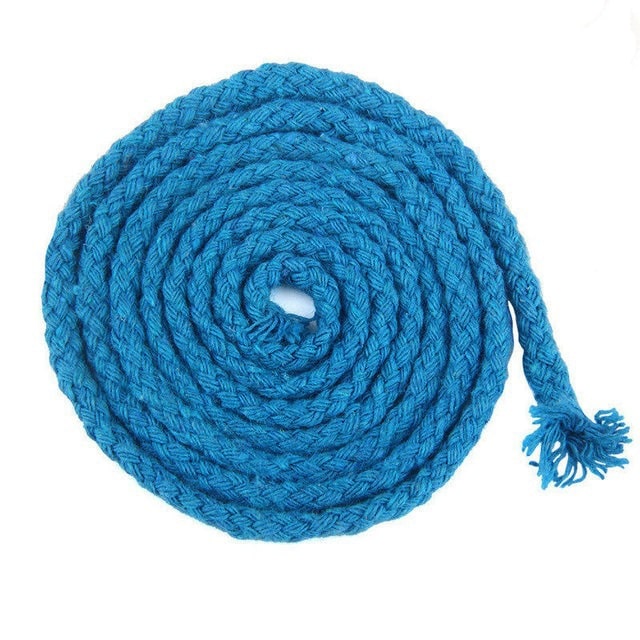 Corde macramé 5mm bleu