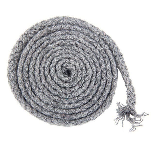 Corde macramé gris clair 5 mm