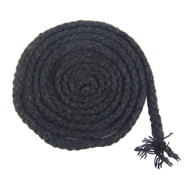 Corde macramé gris foncé 5 mm