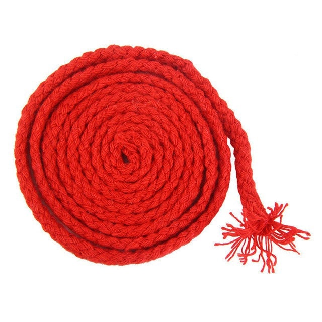 Corde macramé rouge 5 mm