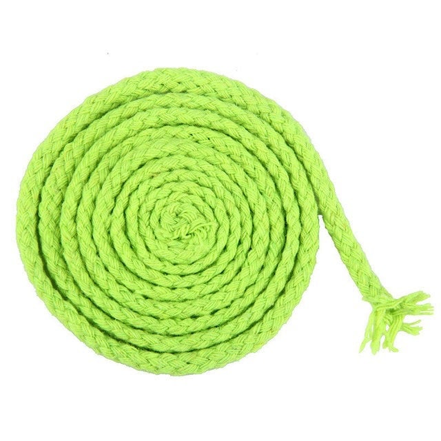 Corde macramé vert lime 5 mm