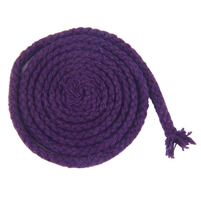 Corde macramé violet 5 mm