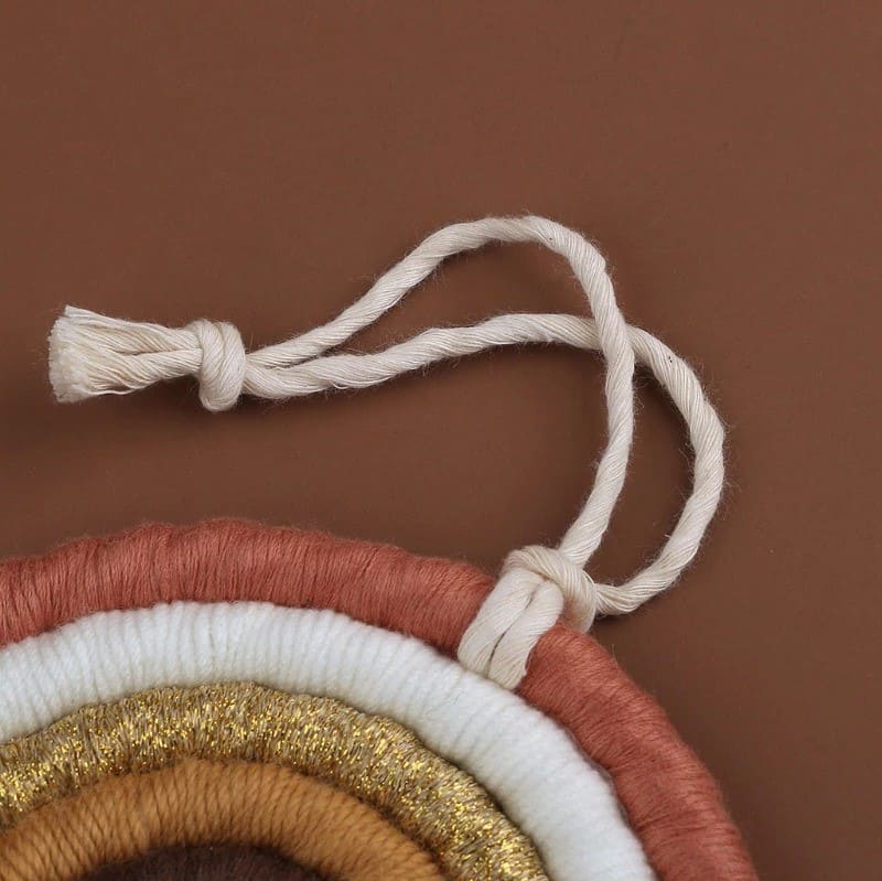 Déco chambre bébé macramé