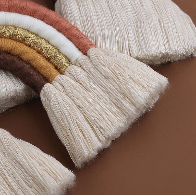 Déco chambre bébé macramé