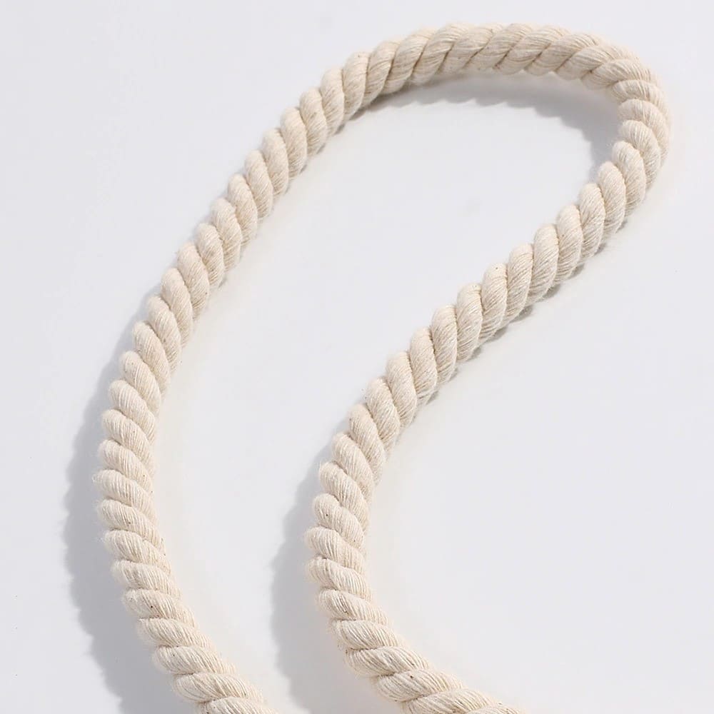 Embrasse rideau corde macramé