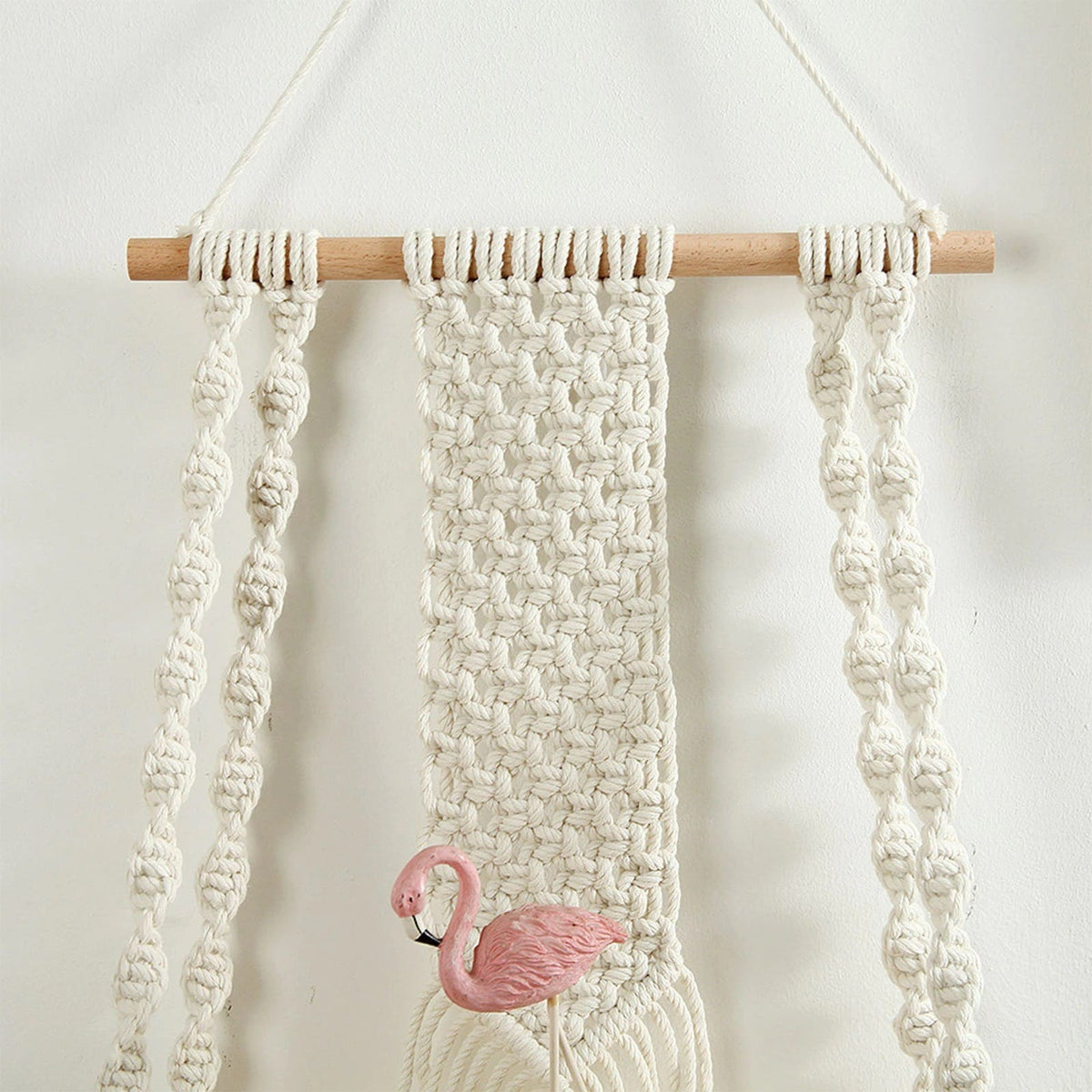 Etagère macramé frange