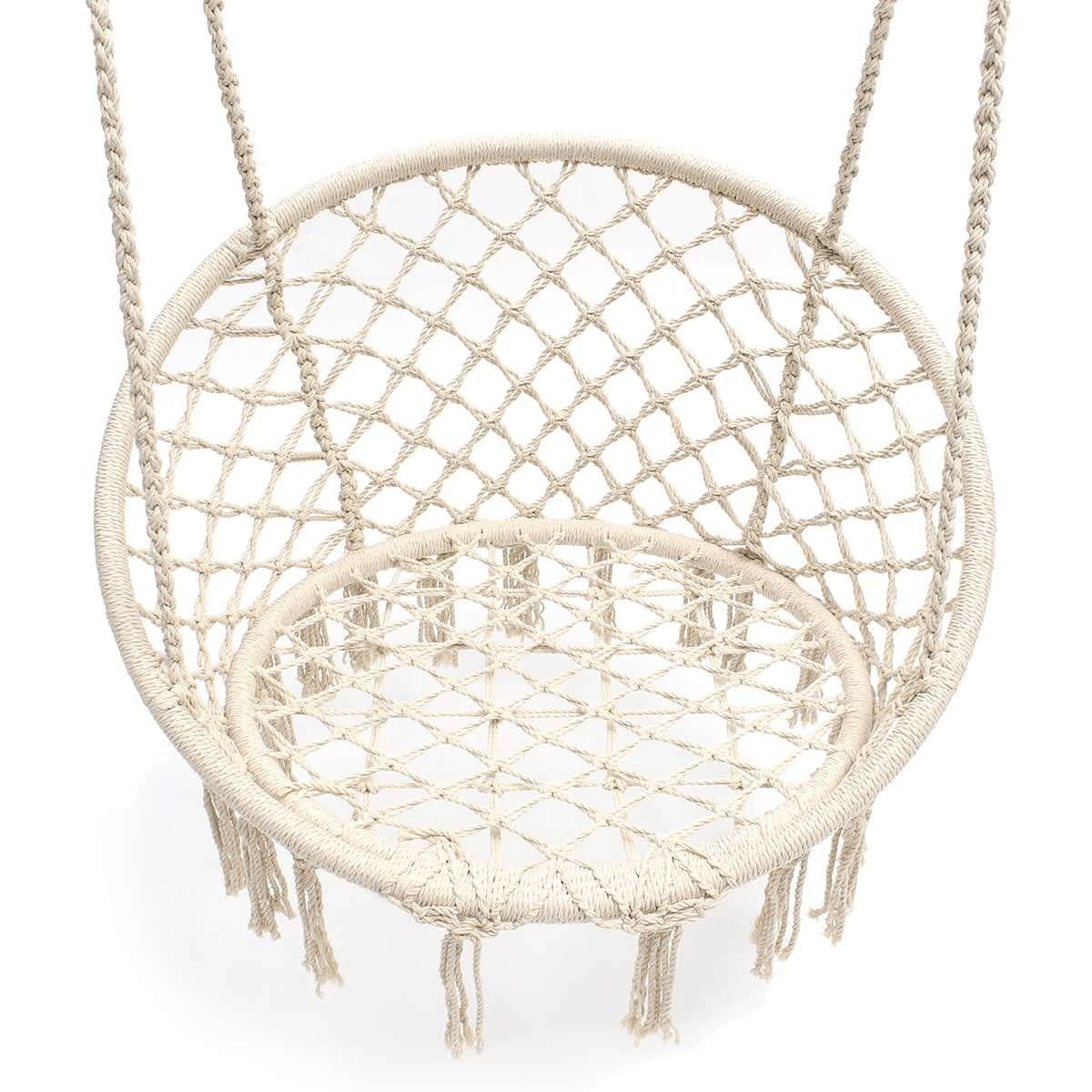 Fauteuil hamac en macramé