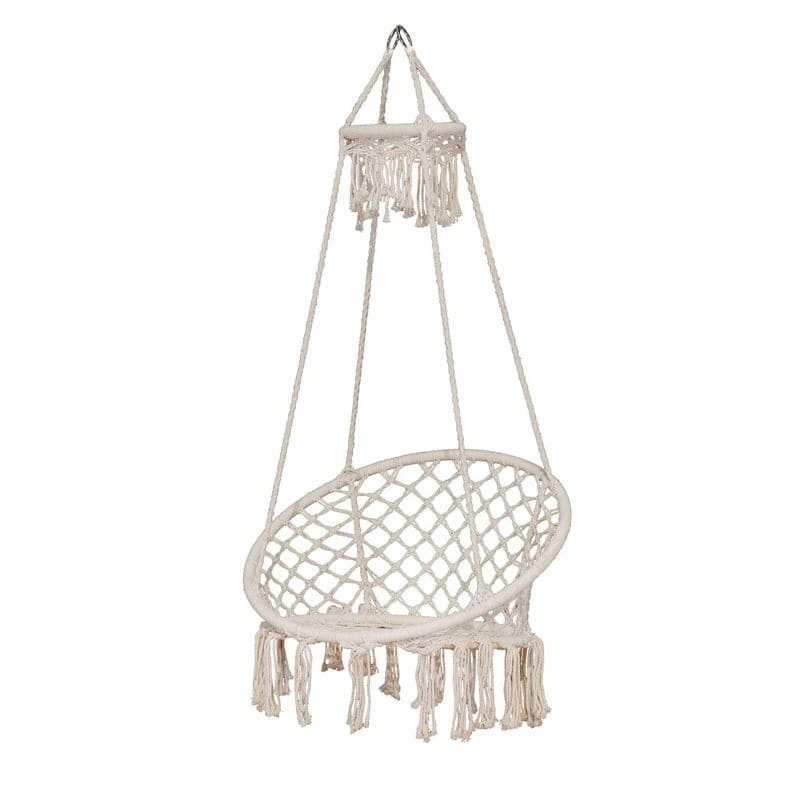 Fauteuil hamac en macramé