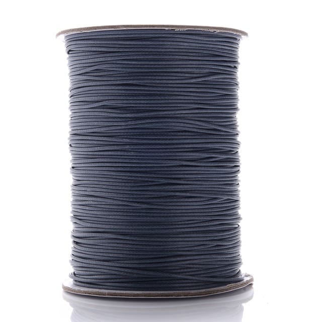 Fil ciré linhasita gris 2 mm