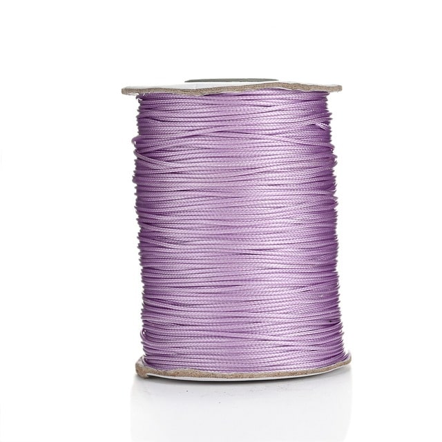 Fil ciré linhasita 2 mm lilas