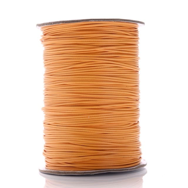 Fil ciré linhasita 2 mm orange