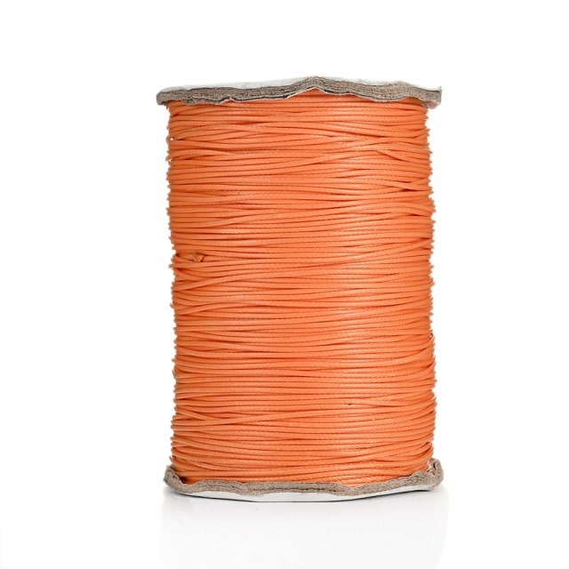 Fil ciré linhasita 2 mm orange