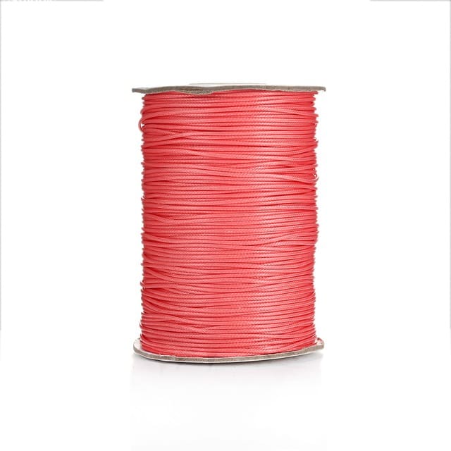 Fil ciré linhasita 2 mm rose incarnadin