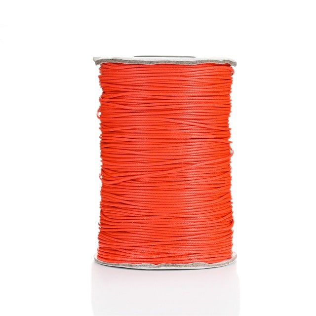 Fil ciré linhasita 2 mm rouge
