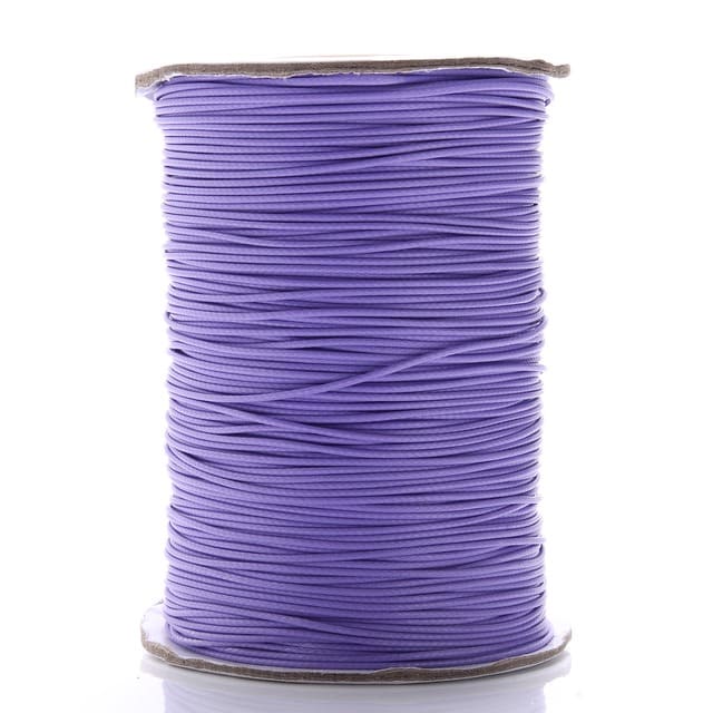 Fil ciré linhasita 1 mm violet