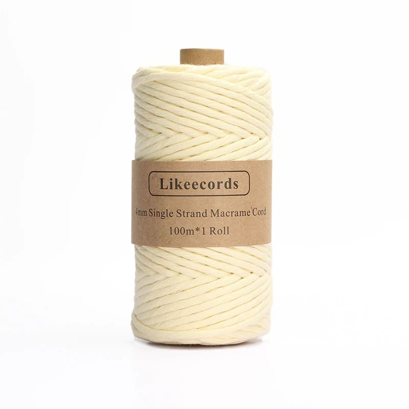 Fil macramé coton 4 mm