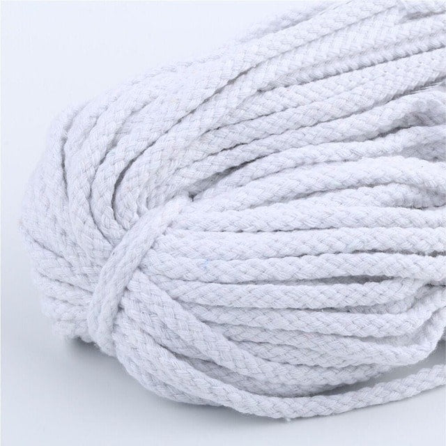 Fil macramé blanc 5 mm