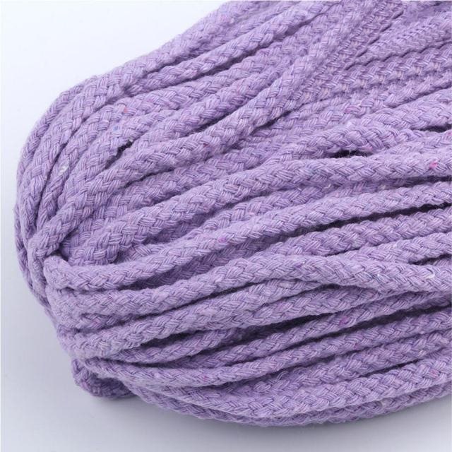 Fil macramé lilas 5 mm