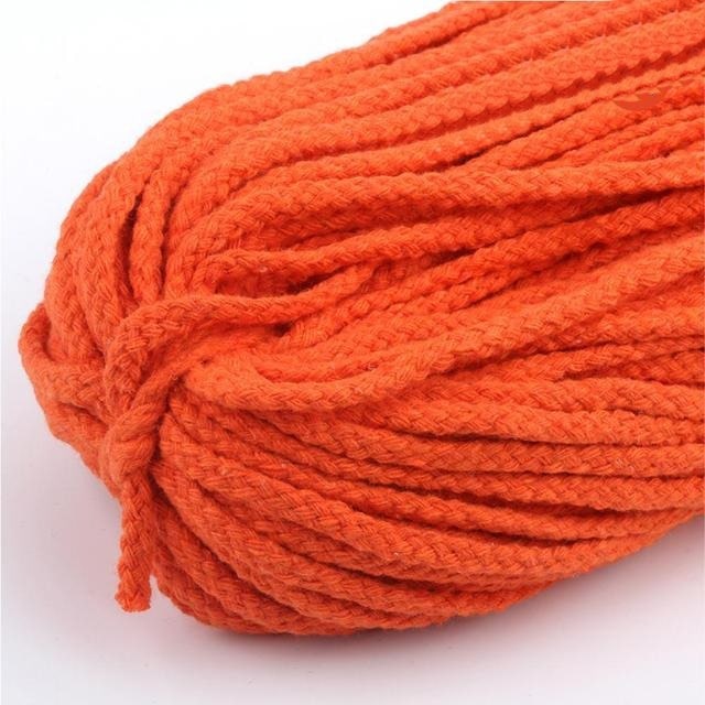 Fil macramé orange 5 mm