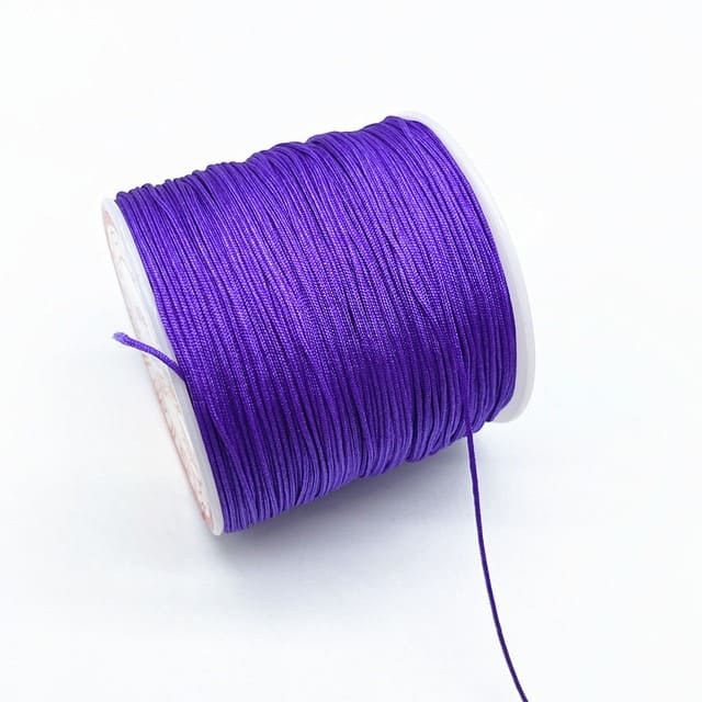 Fil nylon tressé 0,8 mm violet