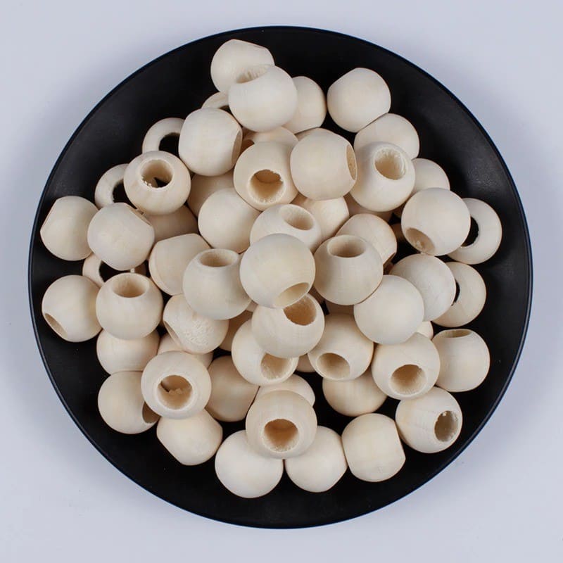 Grosses perles pour macramé