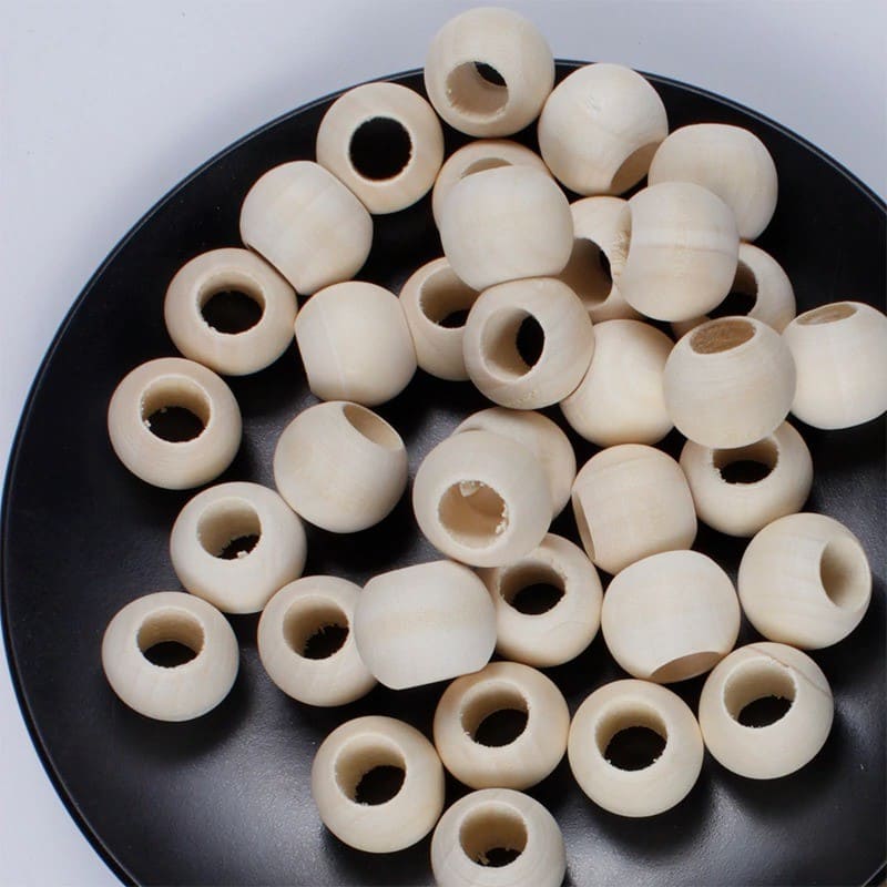 Grosses perles pour macramé