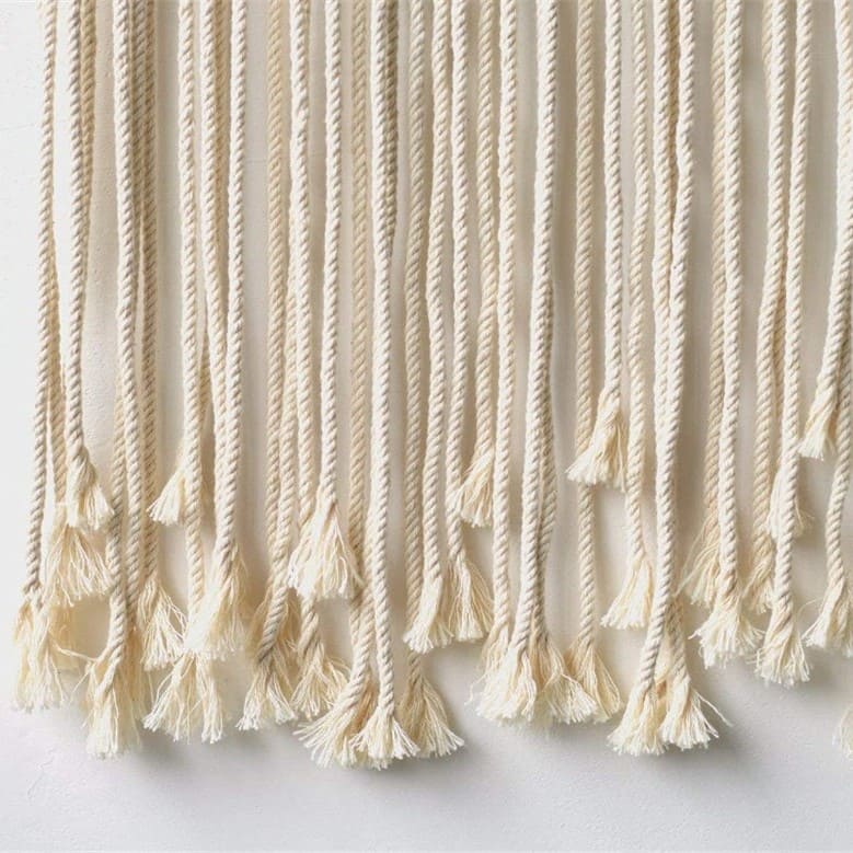 Petit rideau en macramé