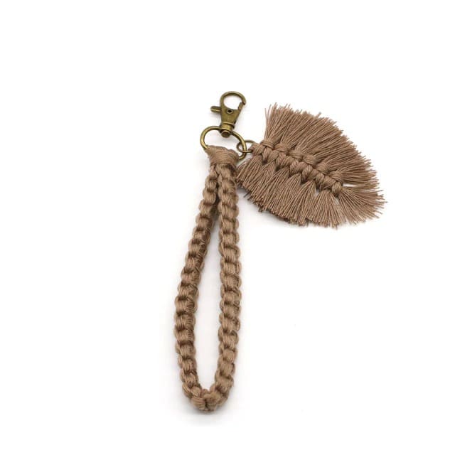 Mahé le porte clefs macramé (plusieurs coloris)