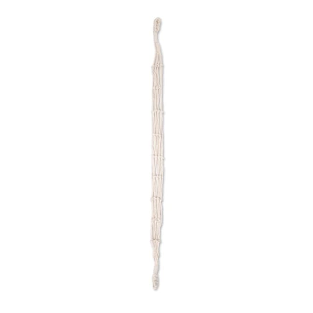 Porte papier corde macramé beige