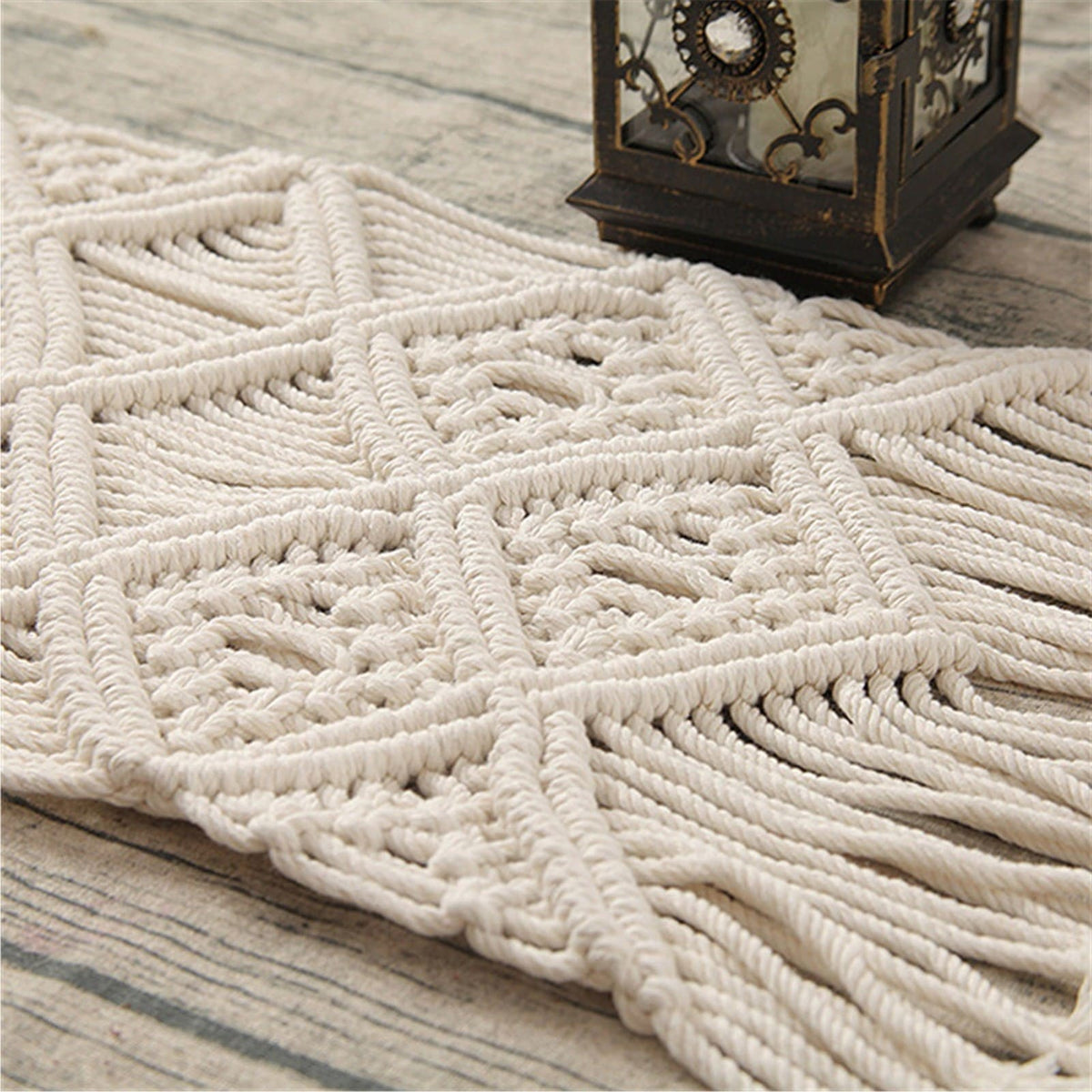 Set de table bohème macramé