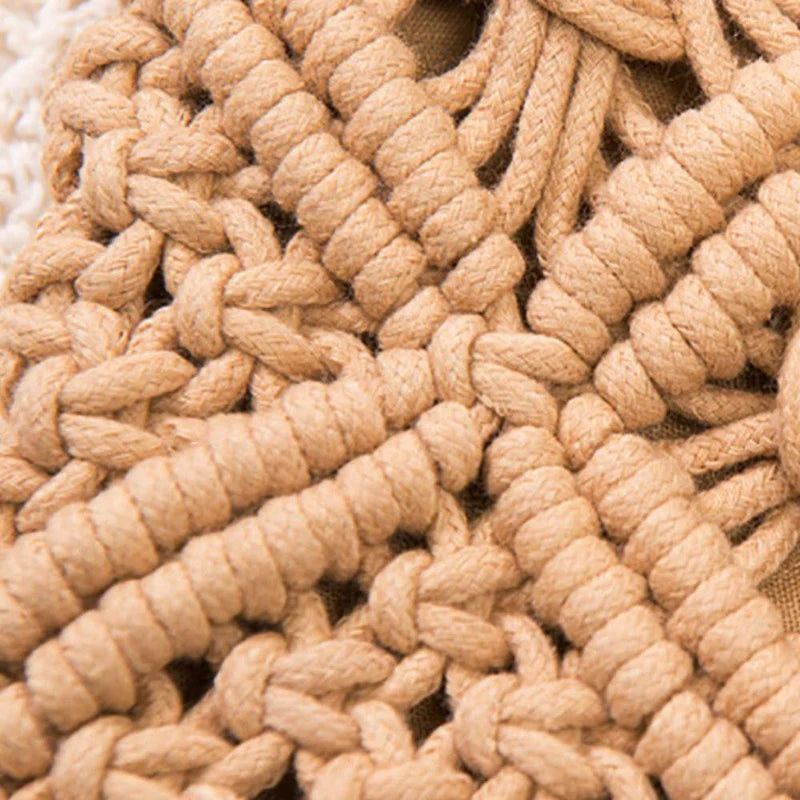 pochette corde macramé